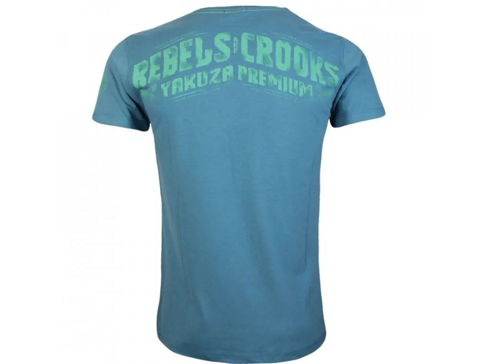 Tričko Yakuza Premium 3616 - modré, Crooks and Rebels, Flying Riots