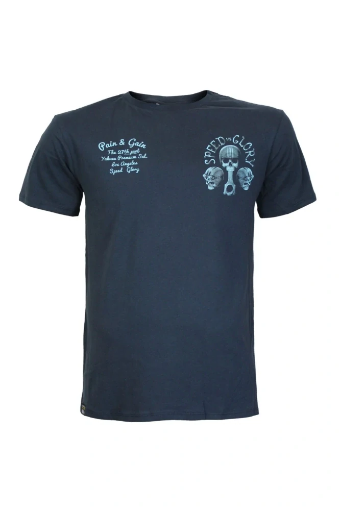 Pánské triko Yakuza Premium 3906 dark blue
