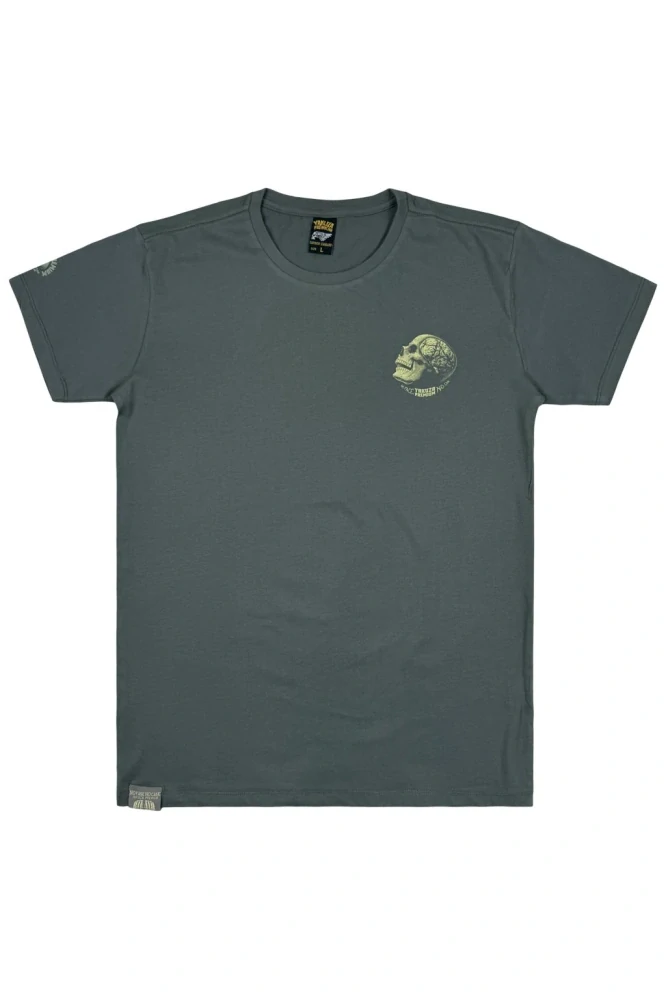Pánské triko Yakuza Premium 4001 olive grey
