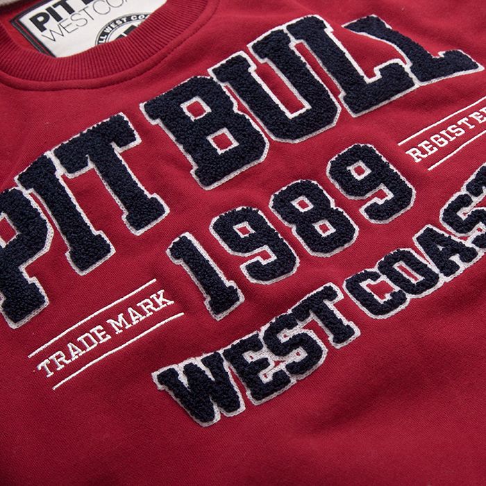 « PitBull West Coast - mikina RAGWEED burgundy